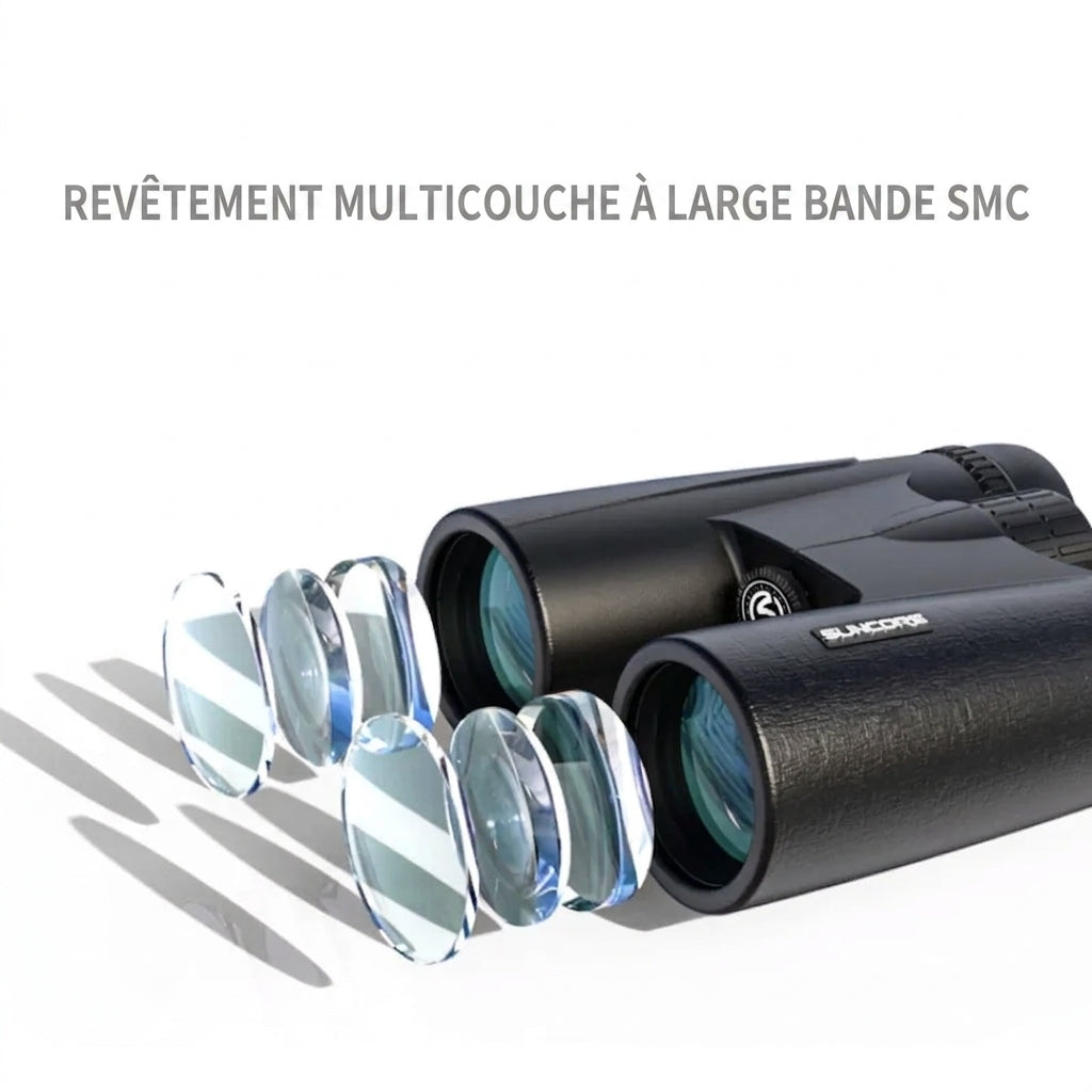 Jumelles Grand Angle 10x42 BAK4 Étanche
