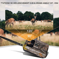 Caméra De Chasse 4G, 1080P & MMS Email