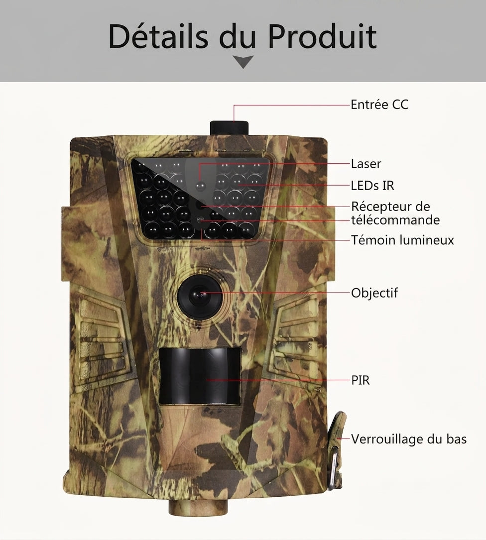 Caméra De Chasse Vision Nocturne, Étanche