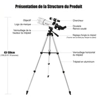 Télescope Astronomique 333x, Lune & Étoiles