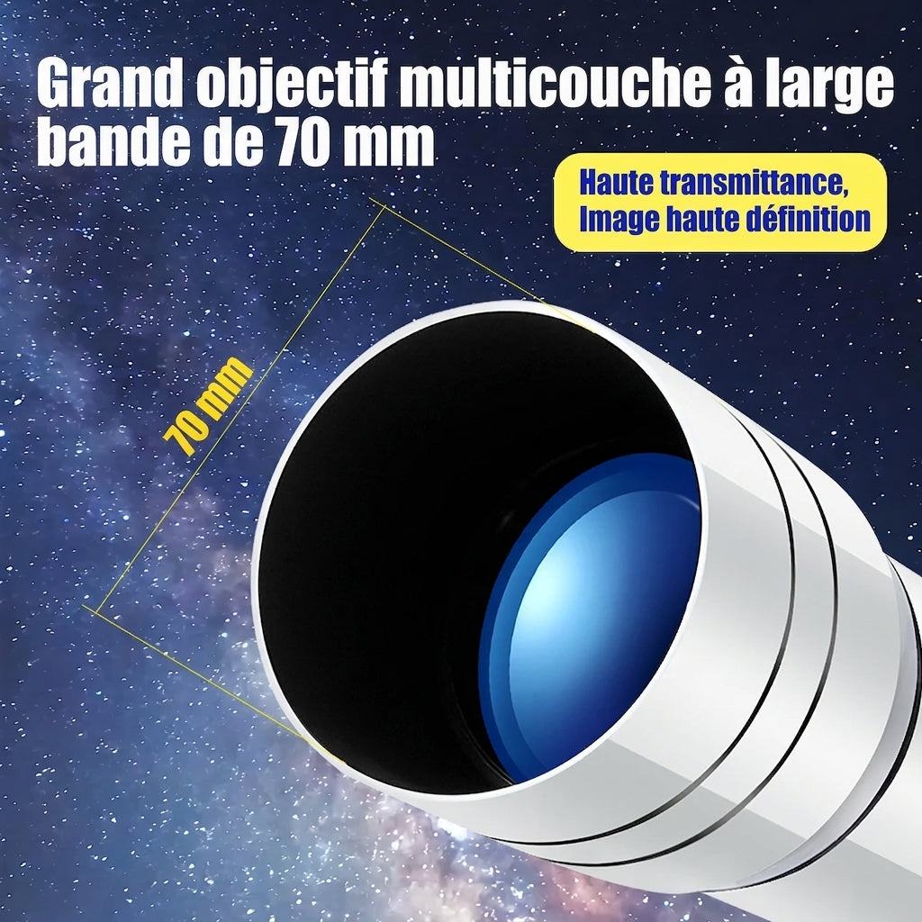 Télescope Astronomique 333x, Lune & Étoiles