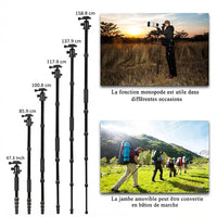 Trépied Photo & Téléphone, Portable Voyage