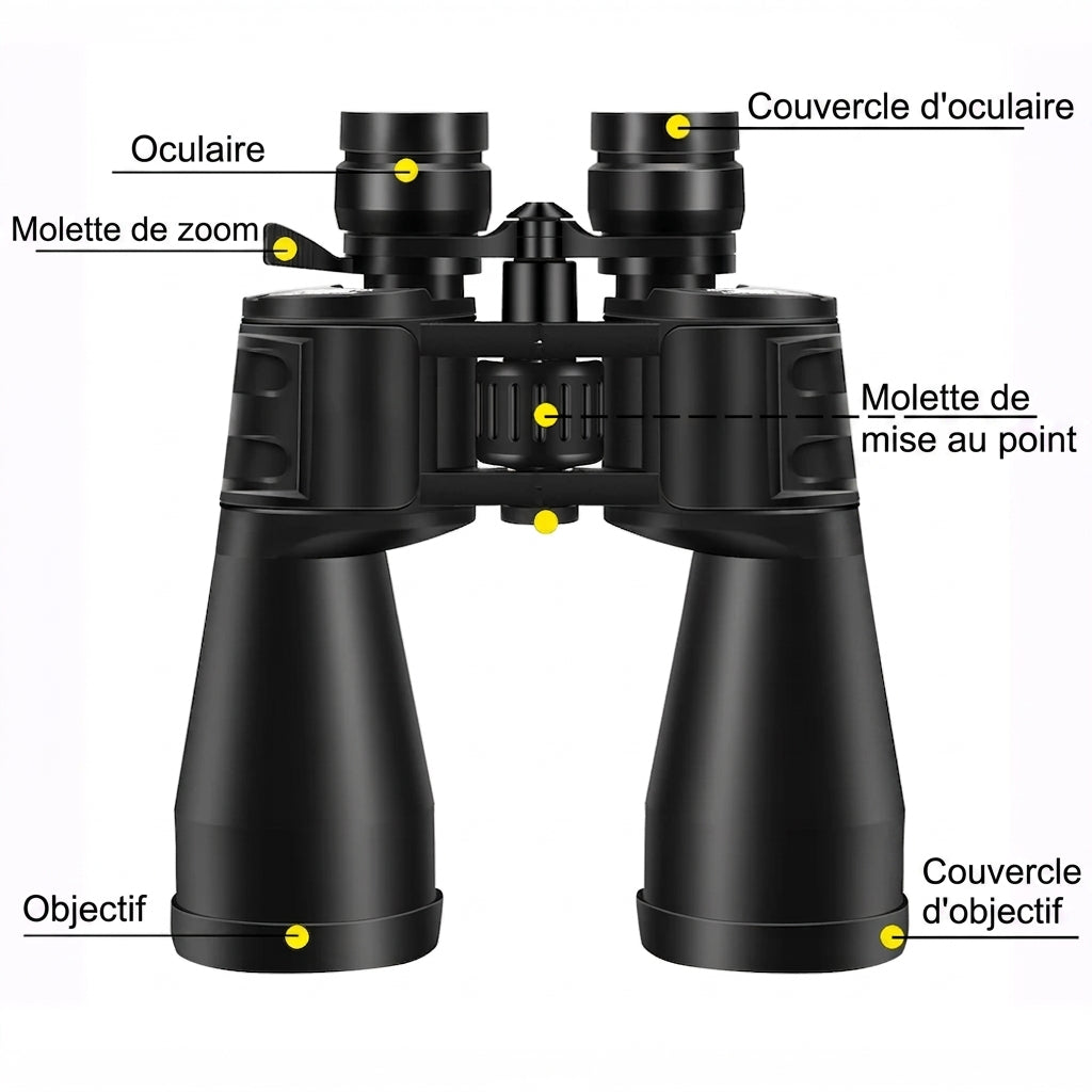 Jumelles Professionnelles Zoom 10-380x100