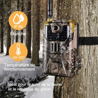 Caméra De Chasse 4G, 1080P & MMS Email