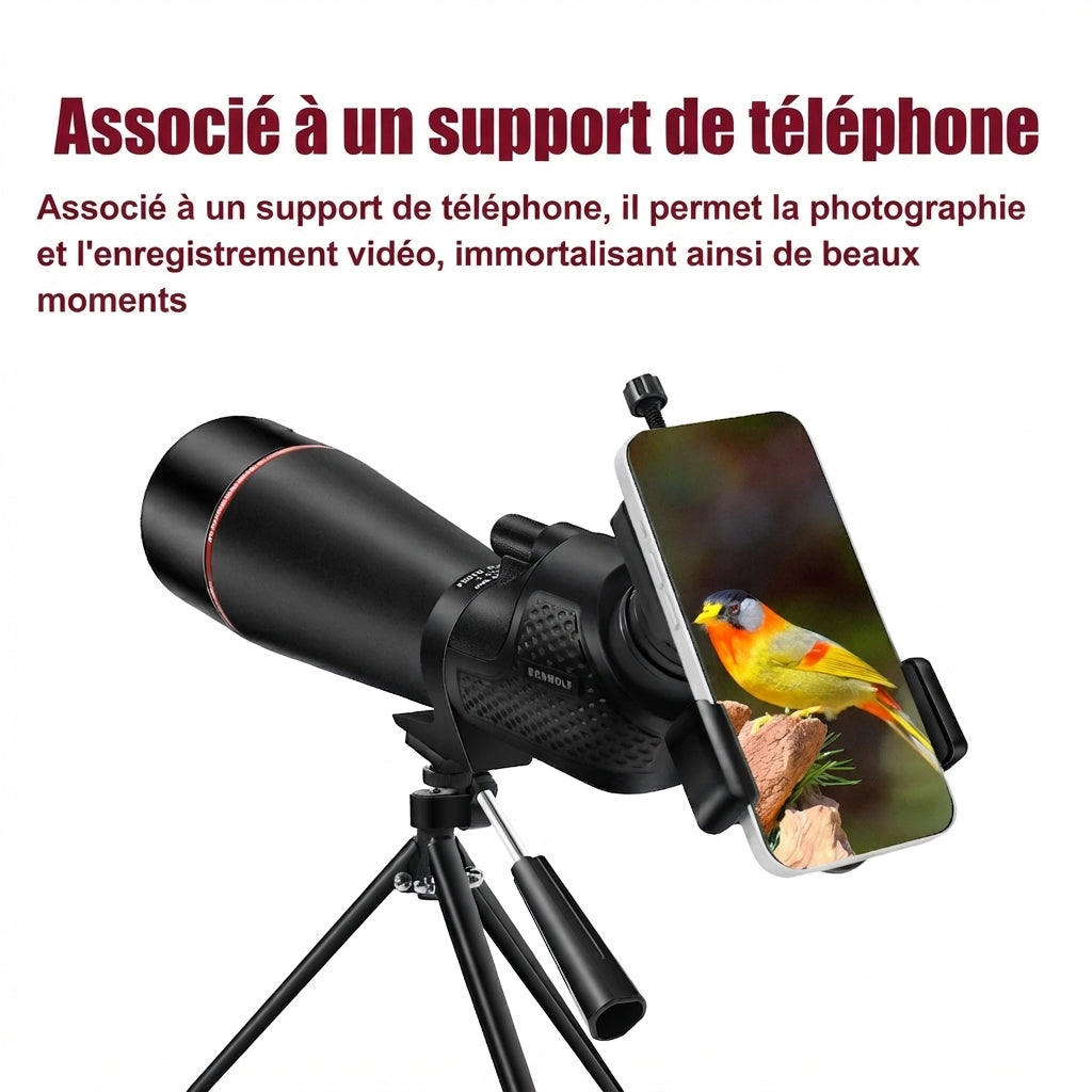 Télescope 25-75x80, Avec Trépied & BAK4