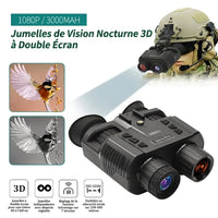 Jumelles Vision Nocturne 1080P, Casque Mains-Libres
