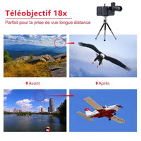 Longue-Vue 18x25, Objectif Téléphoto pour Smartphone