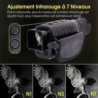 Monoculaire Vision Nocturne 1080P, Usage Jour/Nuit