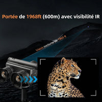 Jumelles Vision Nocturne 4K, Casque & Zoom 8x