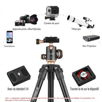 Trépied Photo Professionnel, Rotule Panoramique