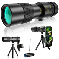 Monoculaire Zoom 10-300x40 Avec Trépied & Clip Téléphone