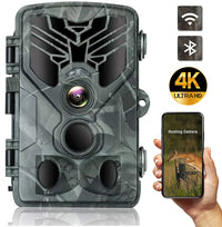 Caméra De Chasse WiFi 4K Vision Nocturne