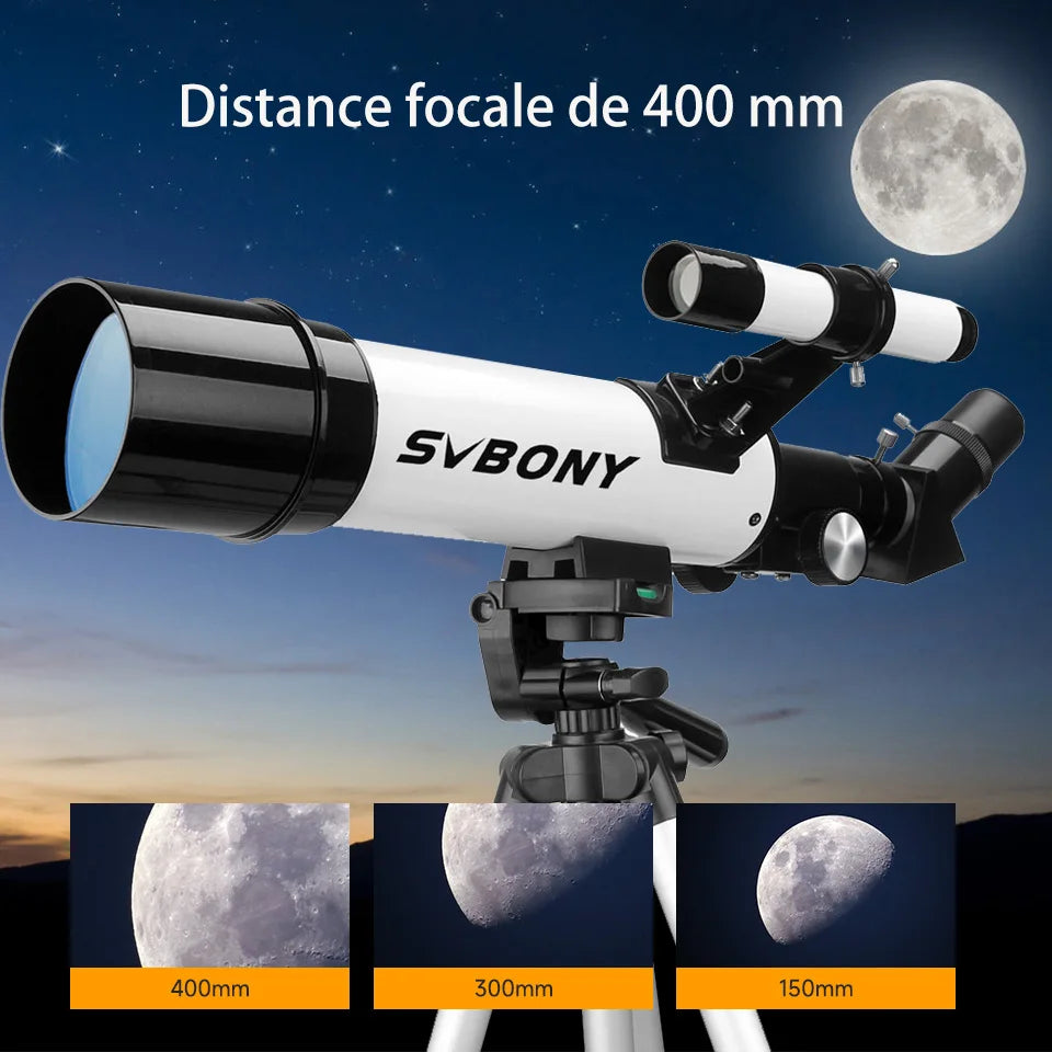 Télescope Astronomique 60/70mm, Débutant & Enfant