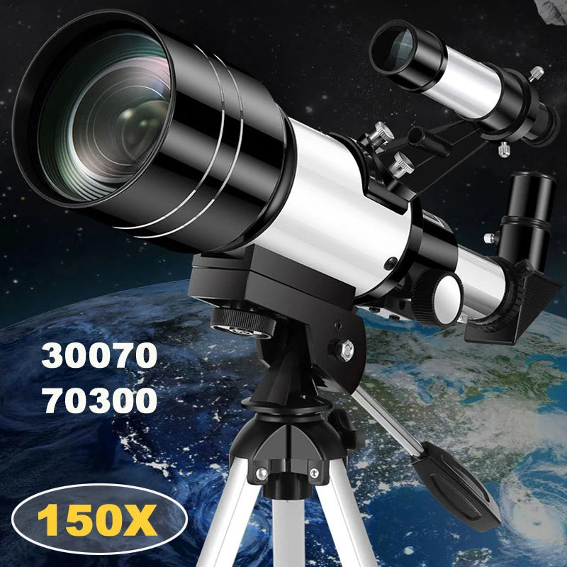 Longue Vue Astronomique 150x, Observation Lune & Étoiles