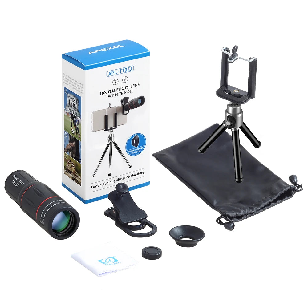 Longue-Vue 18x25, Objectif Téléphoto pour Smartphone