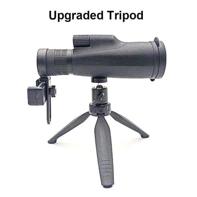Monoculaire 10-30x50, Zoom Puissant & Trépied Inclus