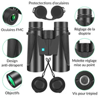 Jumelles Grand Angle 10x42 BAK4 Étanche